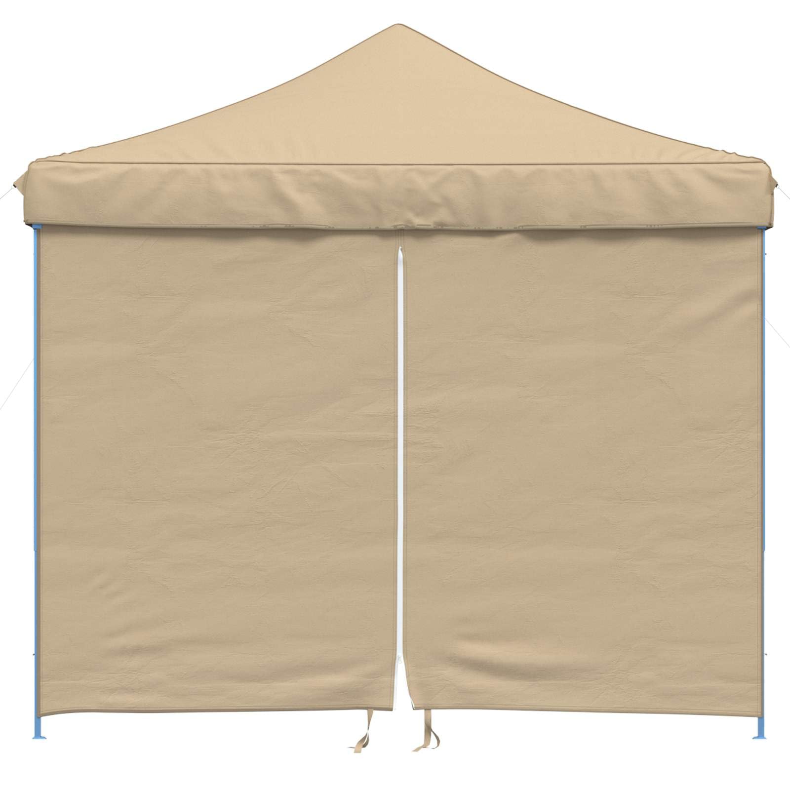 Tenda Party Beige 292 x 292 x 315 cm Tessuto Oxford | 4 Corde Di Sizza, 8 Picchetti Inclusi, Design Pop-Up, Impermeabile Per Eventi Esterni
