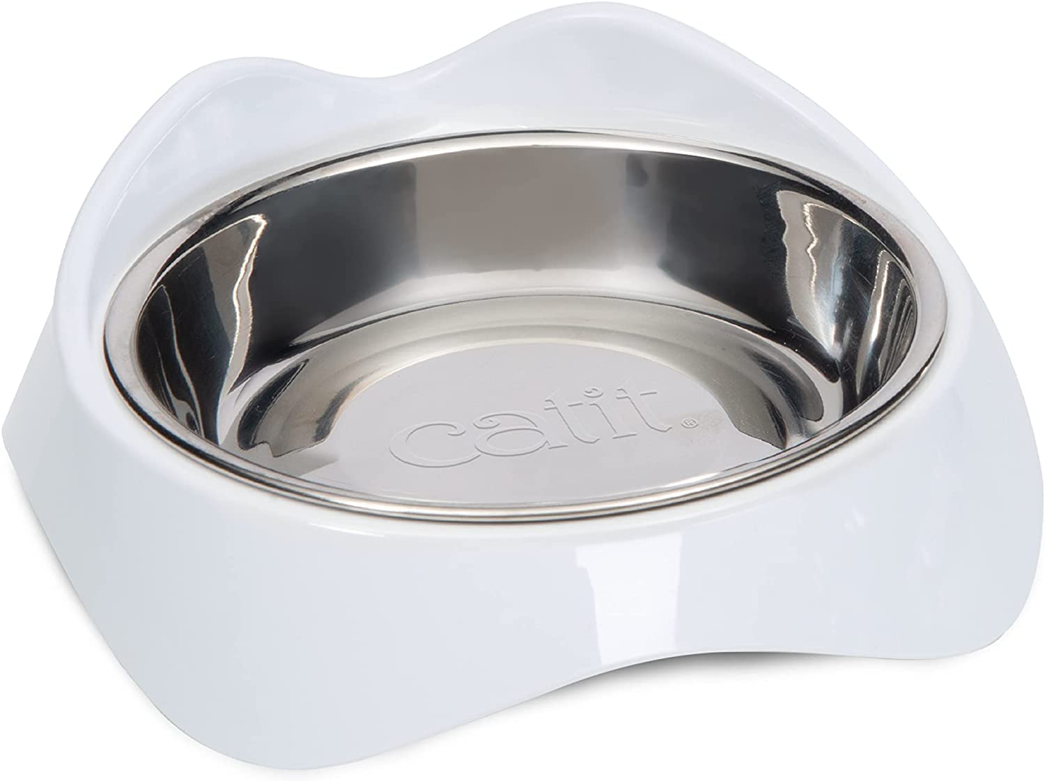 Catit PIXI Comedero para Gato, Blanco
