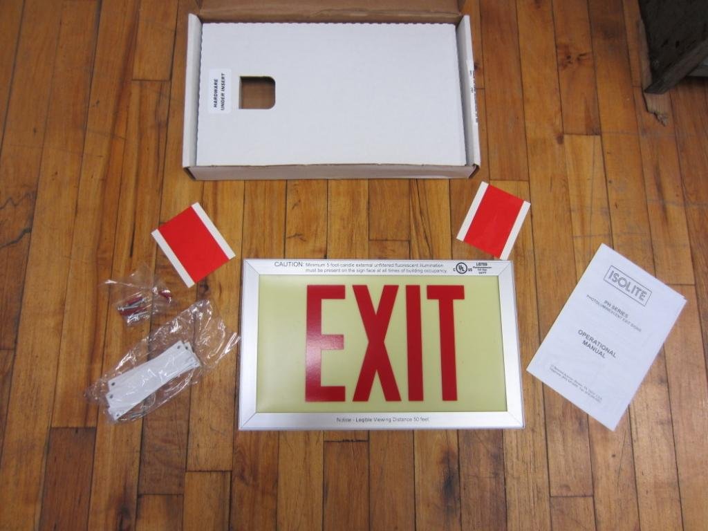 Isolite PH-D-R-BA-SW Exit Sign PHDRBASW