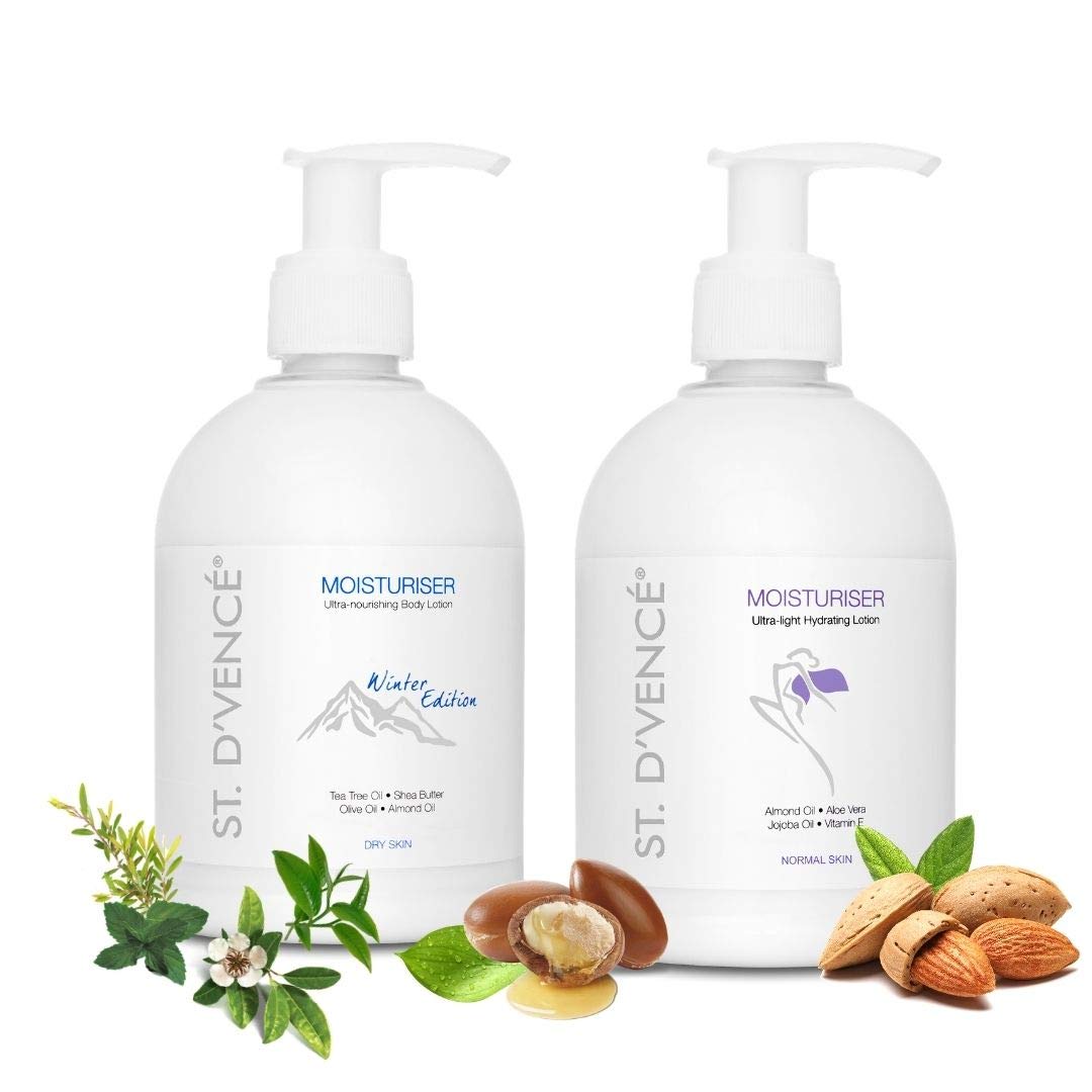 ST. D'VENCÉ Winter Edition Body Lotion, 300ml + Original Body Lotion, 300ml Daily Use Combo Pack