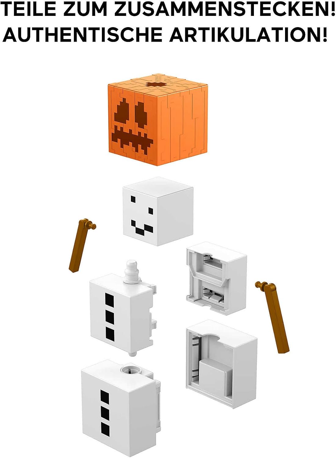 Minecraft Fusion Figures Craft-a-Figure Set, Build Your Own Minecraft Characters to Play with, Trade and Collect, Toys for Kids Ages 6 Years and Older