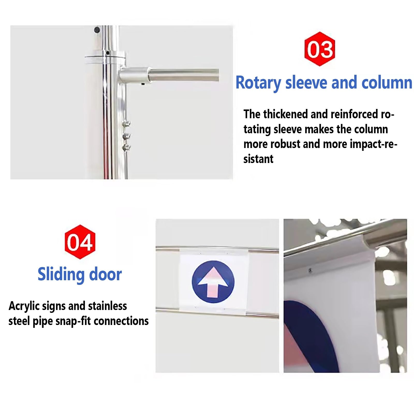 Porta d'ingresso singola per sSteel ngGate forand Negozi Facile da installare Uso versatile