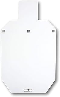 RANGETIME Targets- Quality 1/2 inch Thick AR550 Steel Targets- Laser Cut Powder Coated Made in USA (12x20 x 1/2)