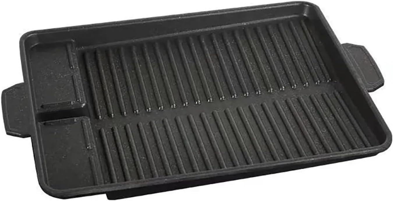 BBQ BBQ Grill Pan Plate 32 X 26cm Portable Non-Stick Coating Gas Stove Cooker Plate Rectangle Barbecue Plate Accessories