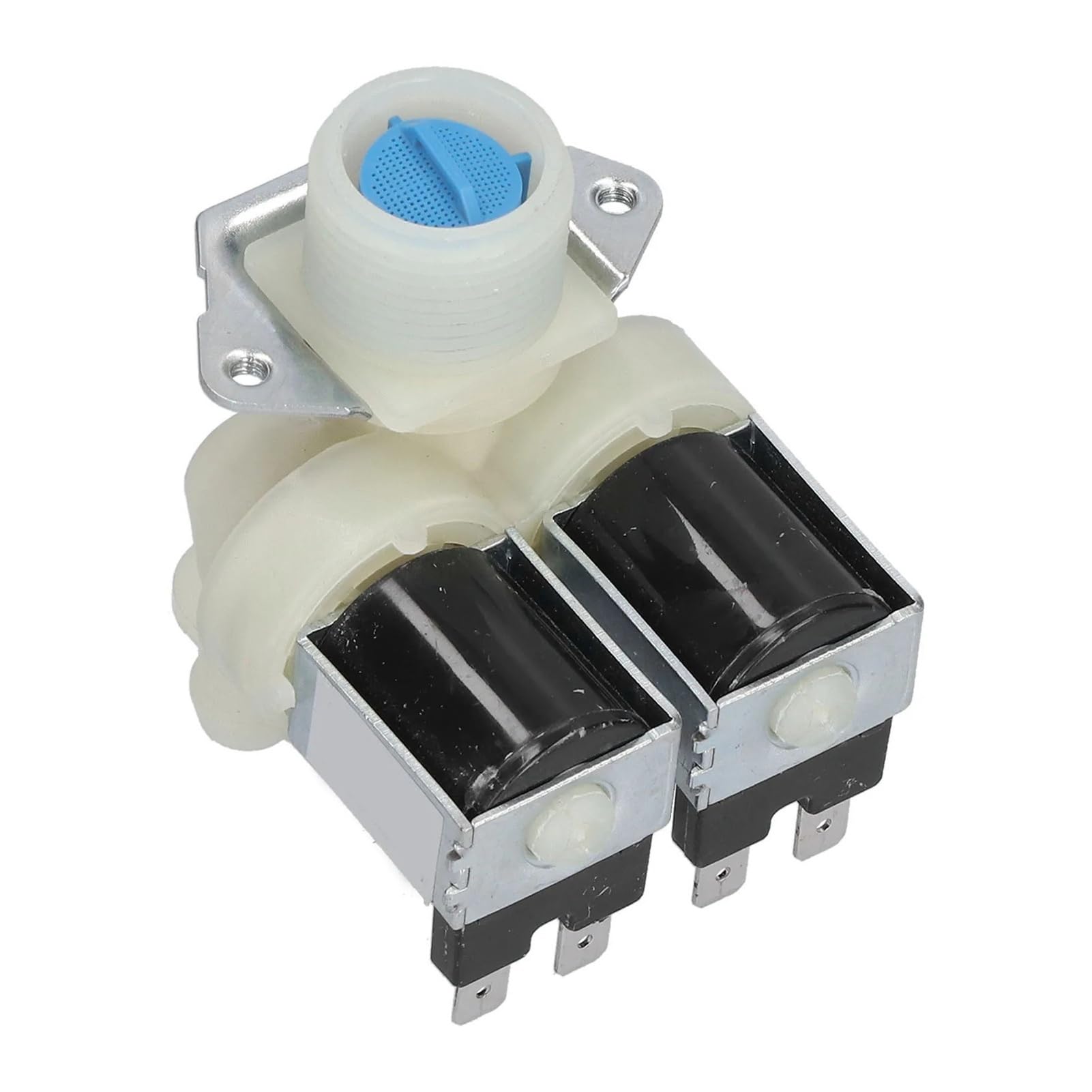 Électrovanne double tête AC220V-240V pour admission d'eau de lave-linge
