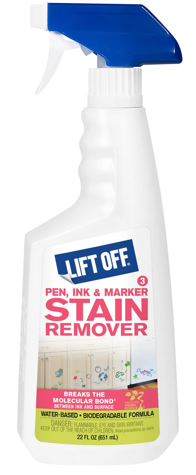 Motsenbocker's Lift Off Pen, Ink & Marker Stain Remover - 16 oz.