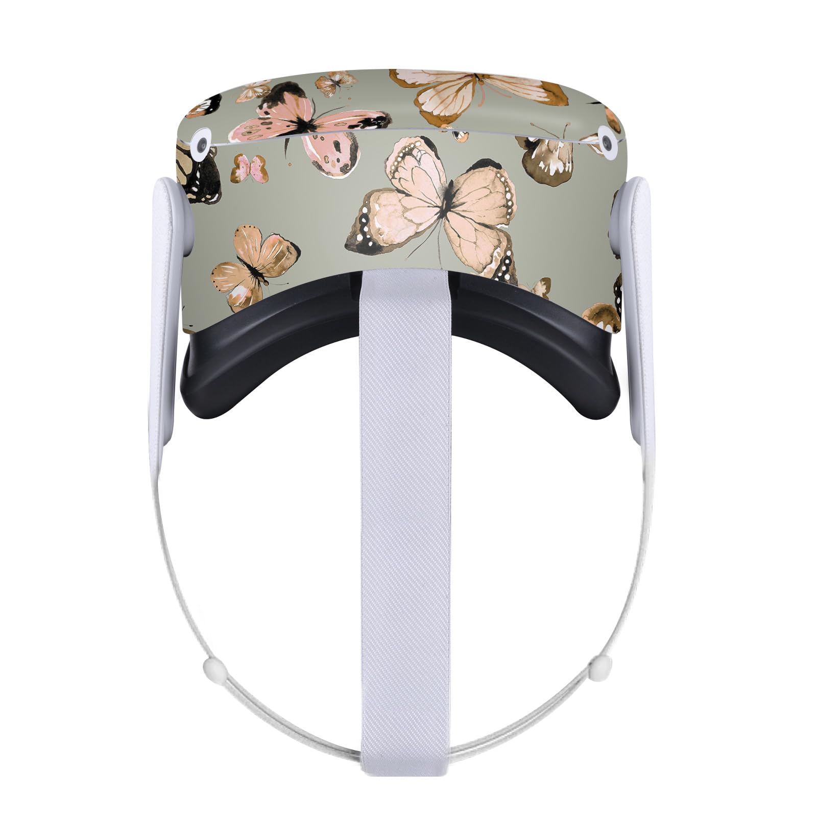 Head Case Designs Officially Licensed Ninola Butterflies Gold Green Assorted Vinyl Sticker Skin Decal Cover Compatible with Meta Quest 2