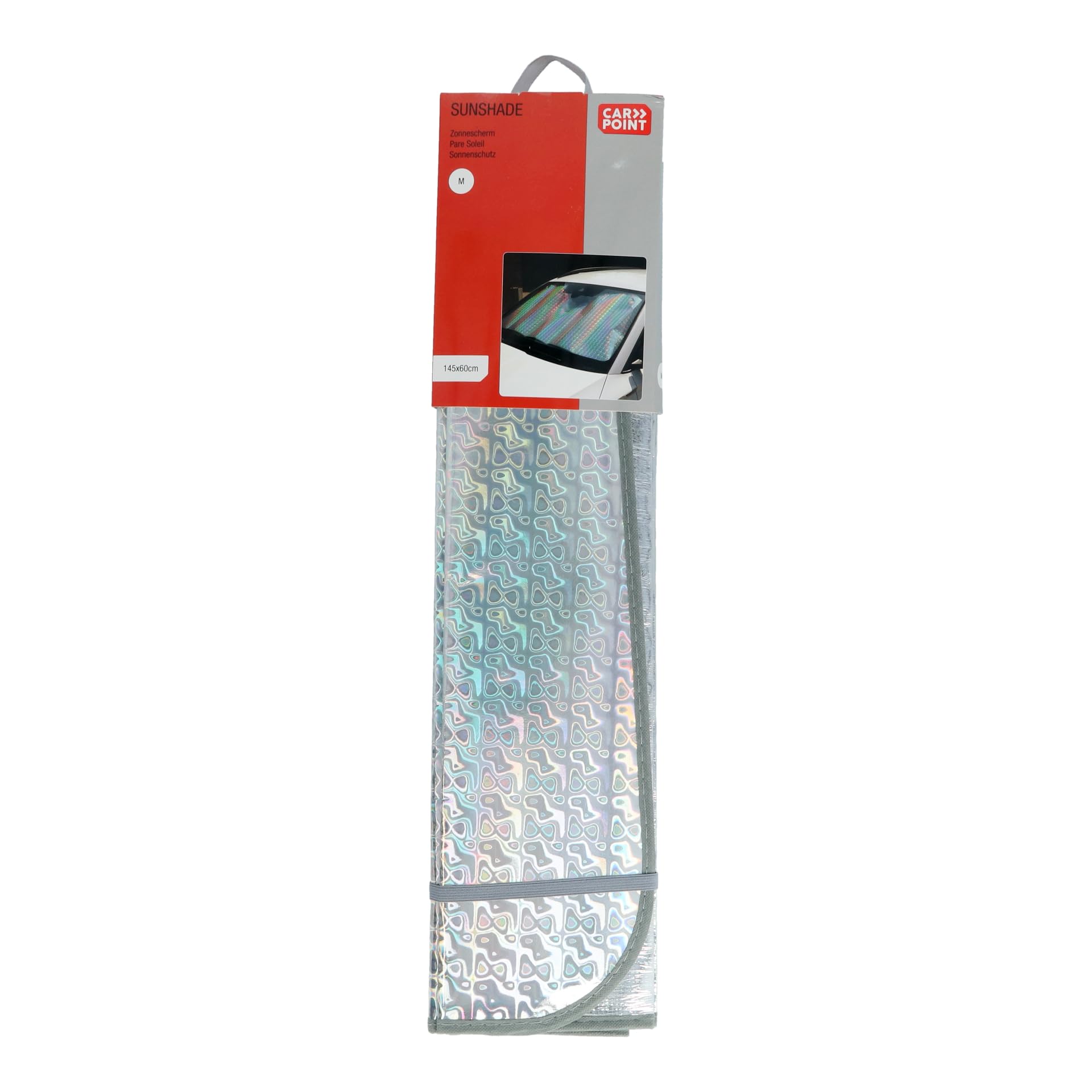 CARPOINT 2610055 Pieza Parasoles para ventanillas de coche Parabrisas Delantero plata