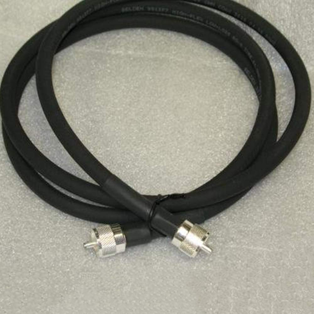 MPD Digital Pl-259 Jumper Cable - Milspec RG-213 Cable for Ham and CB Radio Coaxial Transmission Antenna Line Gmrs Repeater and Base M17/163A RG-213/U - 10 Feet - Made in The U.S.A.