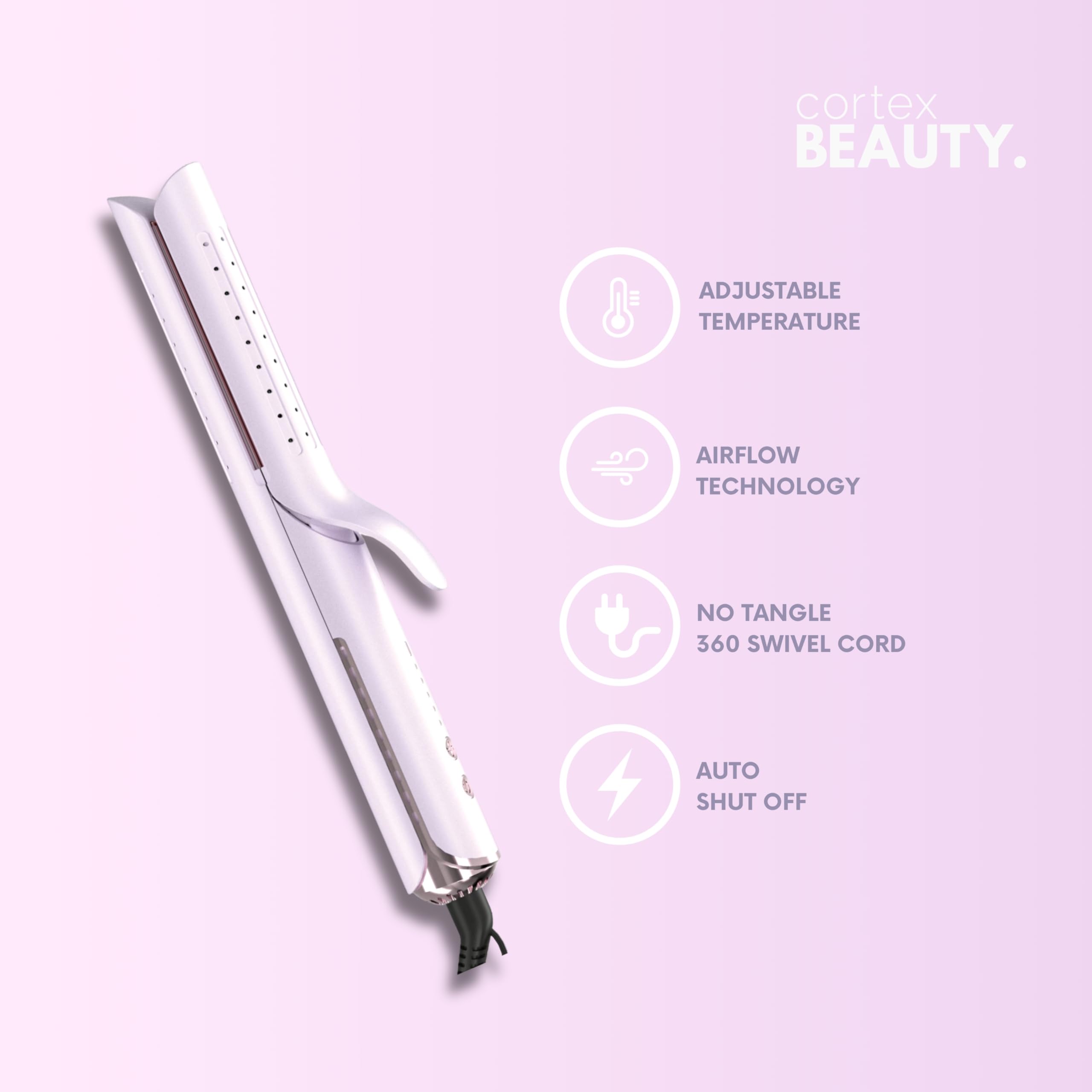 Amazon.com : Cortex Beauty AirGlider 2-in-1 Cool Air Flat Iron