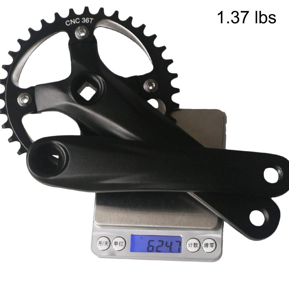 Amazon | GANOPPER MTB クランクセット 36T 104 BCD シングルスピード