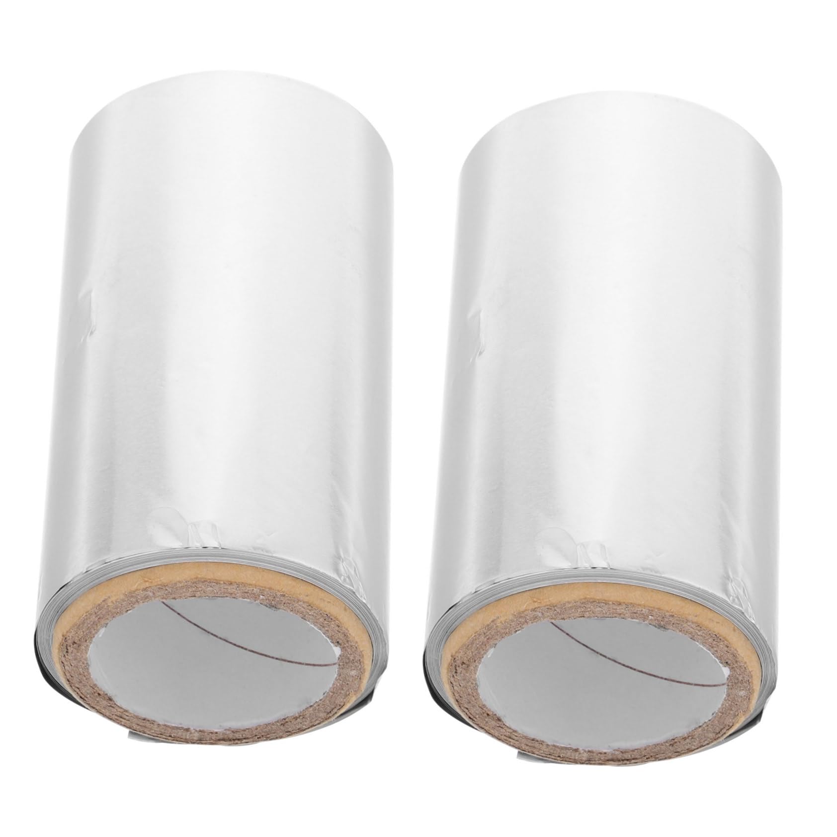 Beatifufu Hair Styling Foil Roll 2 Rolls Aluminum Foil Hair Dyeing Paper Heat-resistant for Perming Curling Salon Use