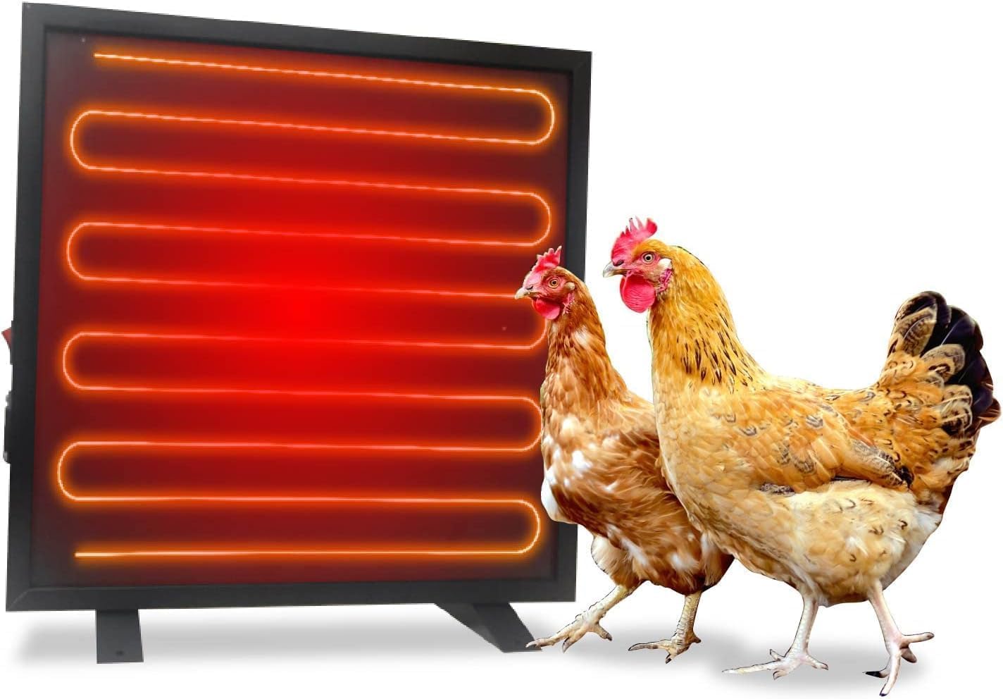Chicken Coop Heater 130F/200 Watts,2022 Upgraded Safe