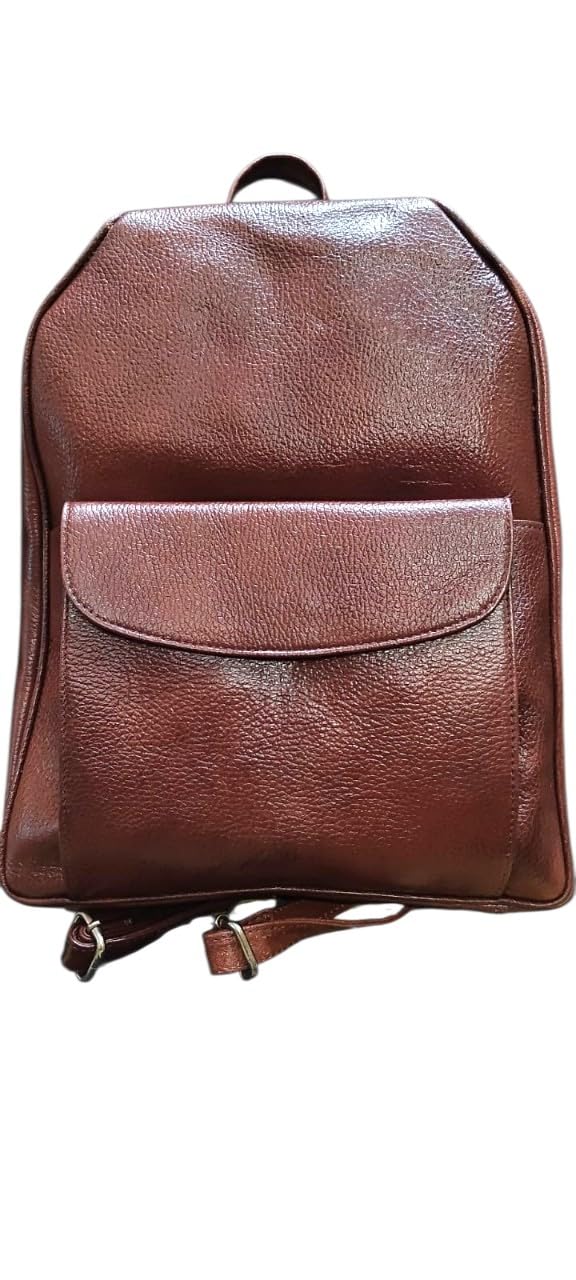 Leather Backpack for Women Elegant Backpack Ladies PURE Genuine Leather Shoulder Fitting Gift for Sister, Mother Bhabhi Birthday Christmas-image-42
