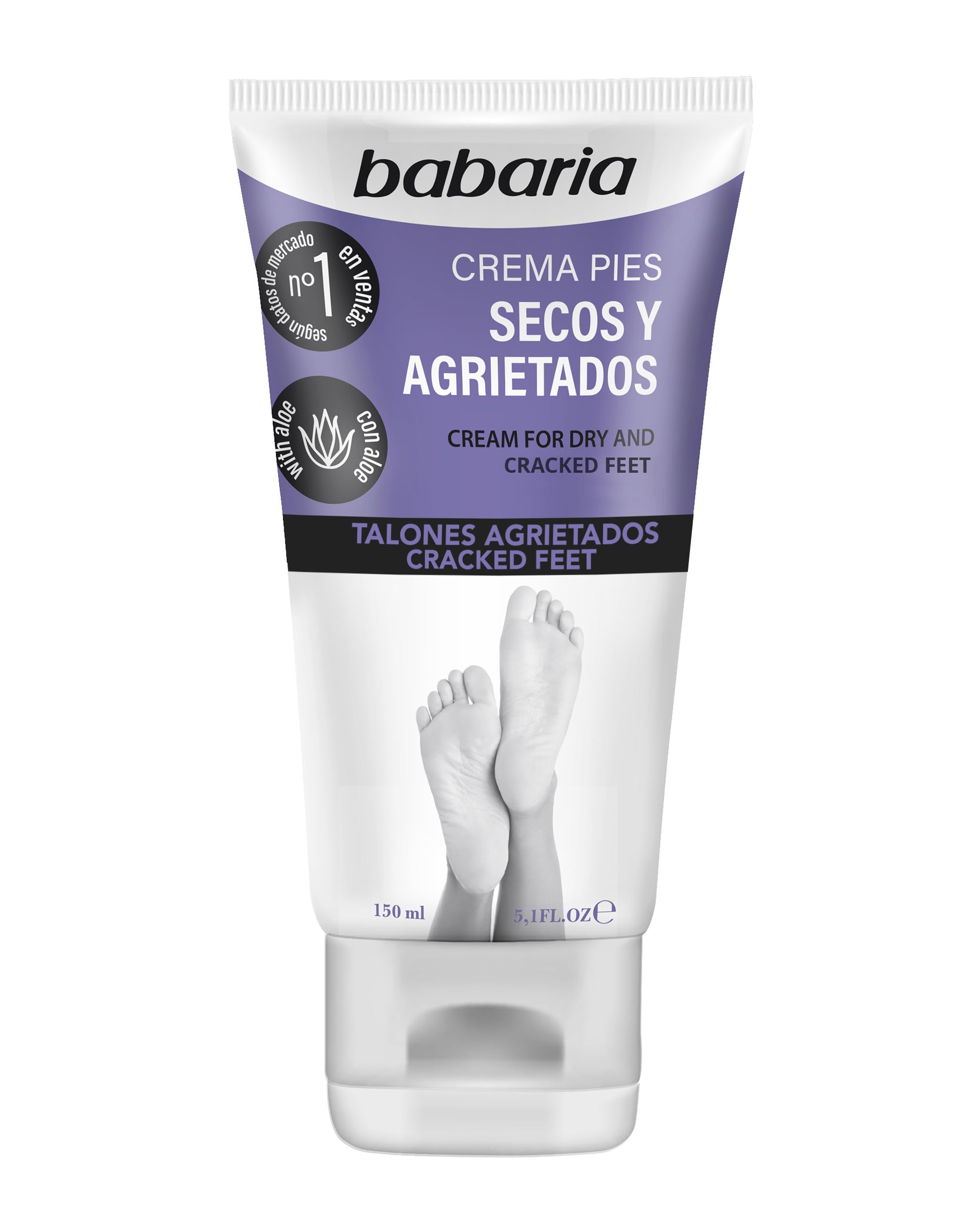 Babaria Dry Feet Cream for Unisex 5.1 oz Cream