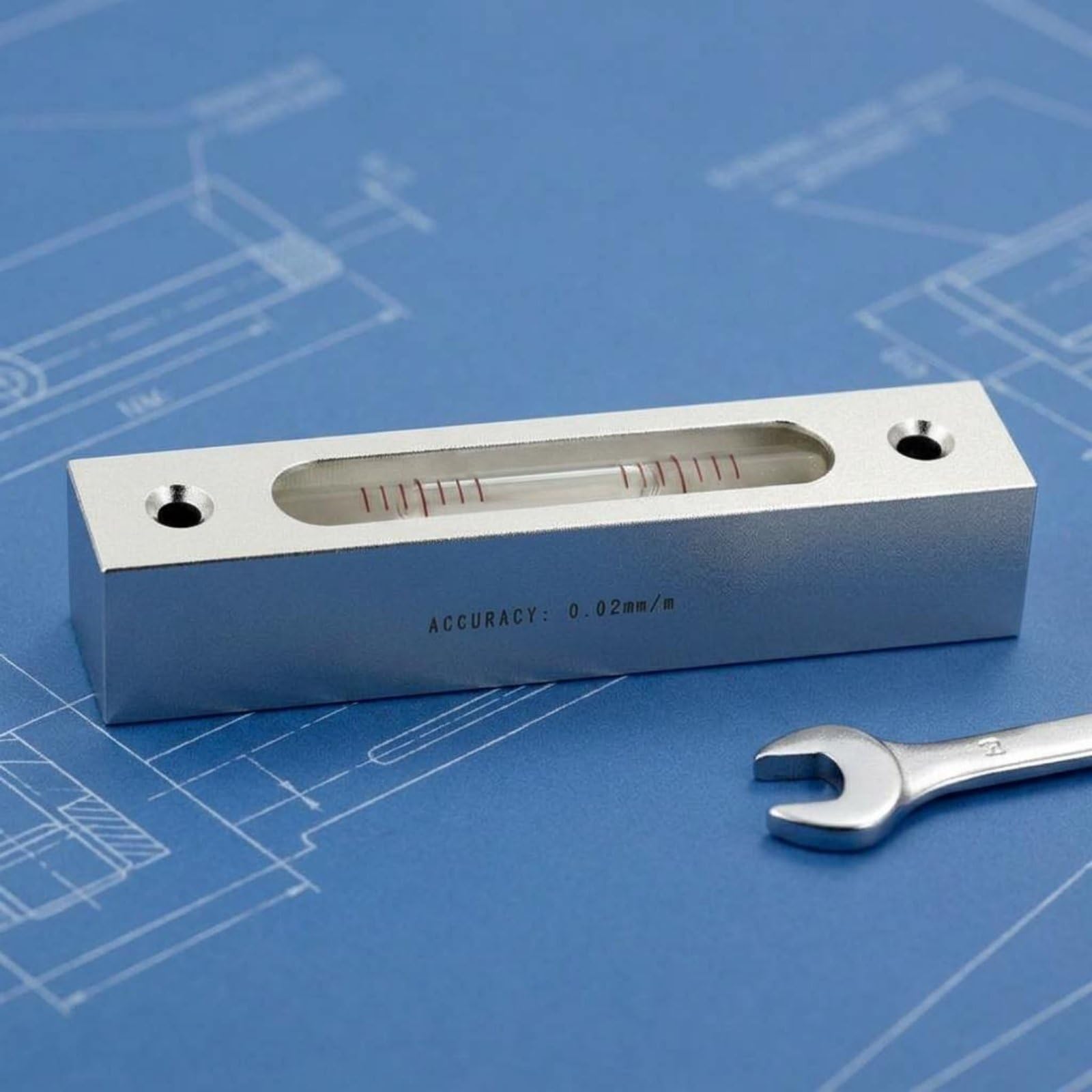 Wasserwaage Mini Wasserwaage Nivelliergerät Richtlatte aus Aluminiumlegierung für Genaue Ausrichtung Im Kleinformat Tragbar Und Stabil Klare nanzeige, style to 1