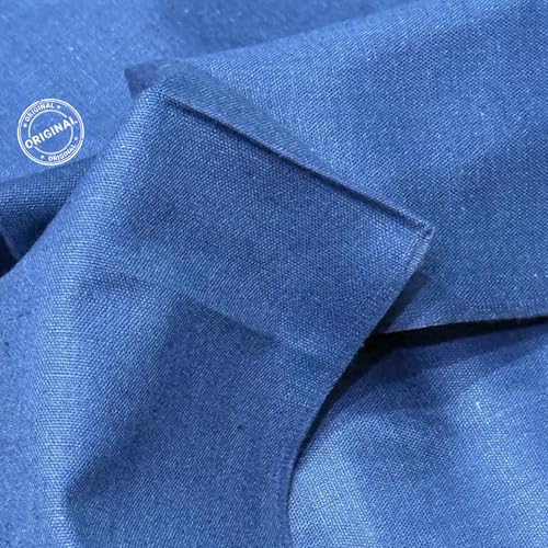Image of Premium Cotton Flex Fabric for Sewing & Dressmaking | Soft, Breathable, Durable Material | Ideal for Kurtis, Shirts, Dresses, Home Decor & Crafts (Blue, 2.5 Meters)