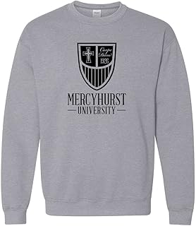 CreateMyTee | Mercyhurst Primary Shield Hooded Sweatshirt