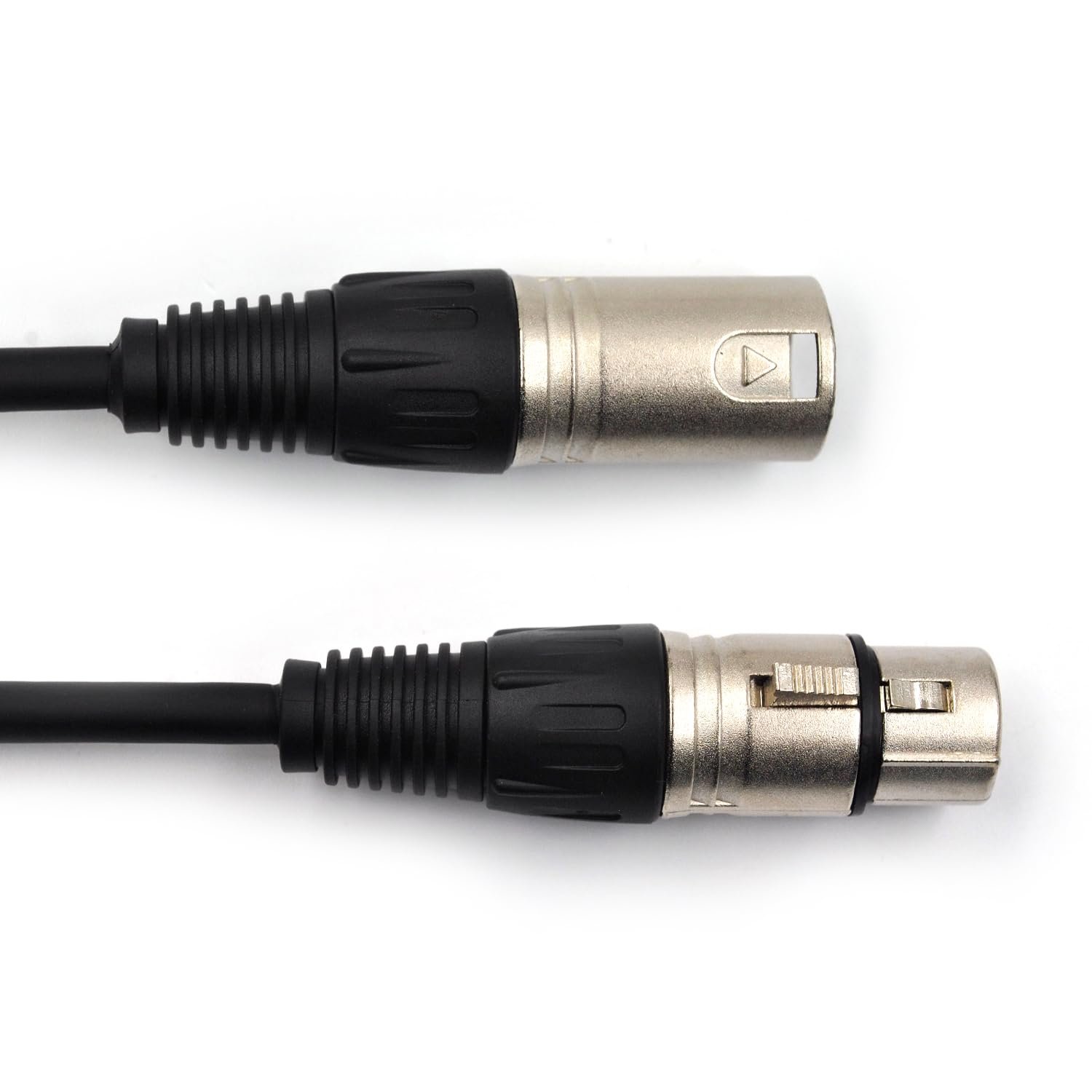 Cavo per microfono XLR a 3 pin da maschio a femmina, cavo bilanciato per microfono, 6,5 m, nero