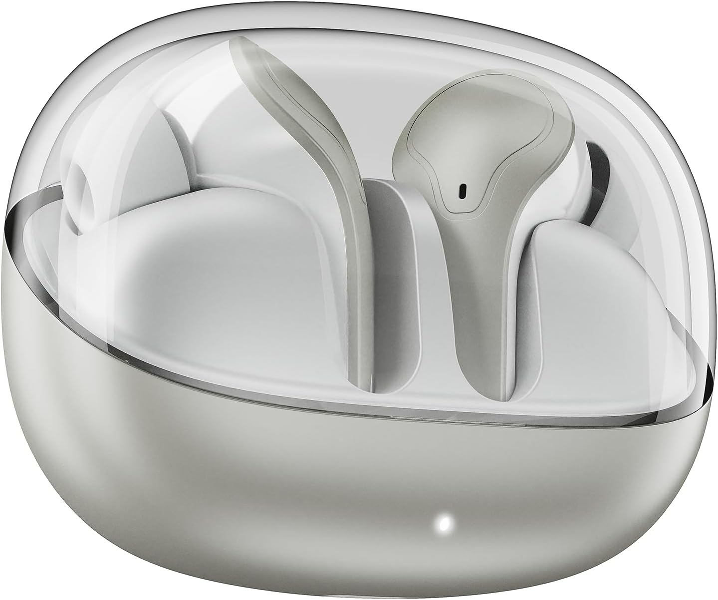Airdopes Plus 311, Glass Design, ENx Tech, Fast Charge, 50 Hrs Battery, Stream Ad Free Music via App Support Bluetooth Earbuds, TWS Ear Buds Wireless Earphones with mic (Ash Grey)