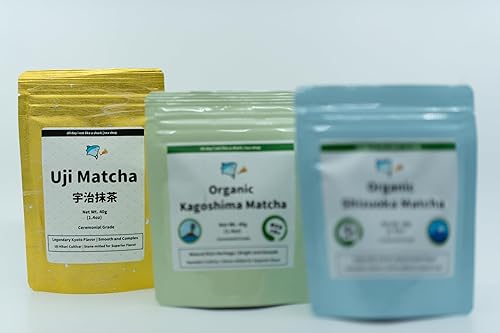Miniatura 3 de Uji Hikari Matcha, Uji Hikari Cultivar, grado ceremonial, origen único, bolsa de 1.41 oz