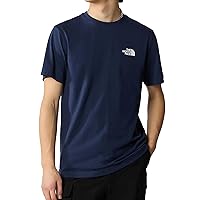 The North Face NF0A87NG8K2 M S/S Simple Dome Tee T-Shirt Uomo Summit Navy Taglia XXL