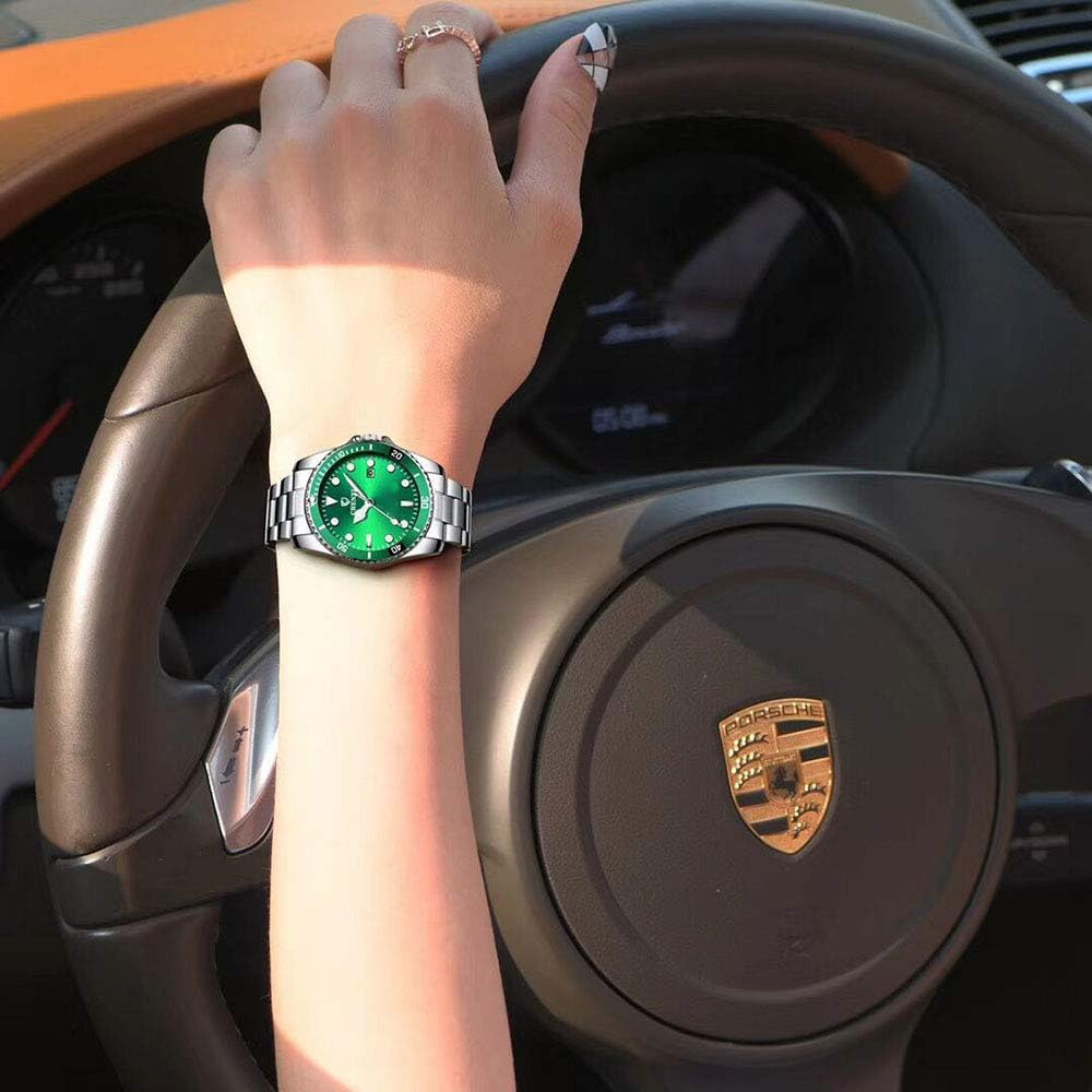 Reloj de pulsera para pareja, de acero inoxidable dorado, clásico, para él y para ella, resistente al agua, de cuarzo, 2 unidades