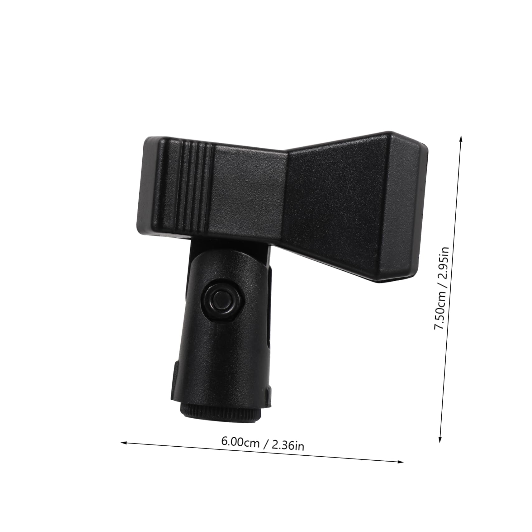 HANABASS 3PCS Microphone Clip Holder Adapter Durable Clothespin Style Mic Mount for Microphones