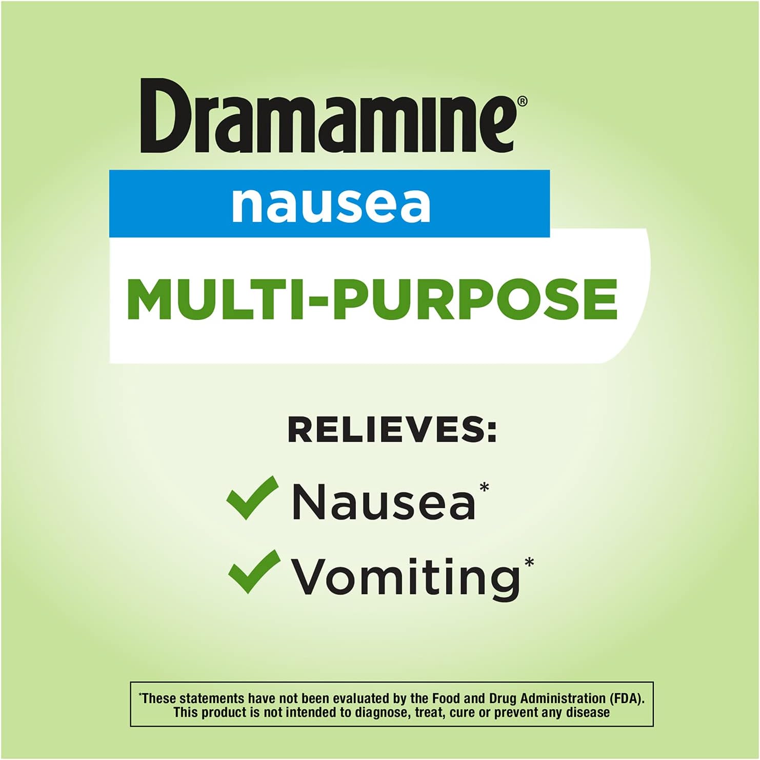 Dramamine-N Multi-Purpose Formula Nausea Relief, 18 Count (Pack of 2) : Everything Else