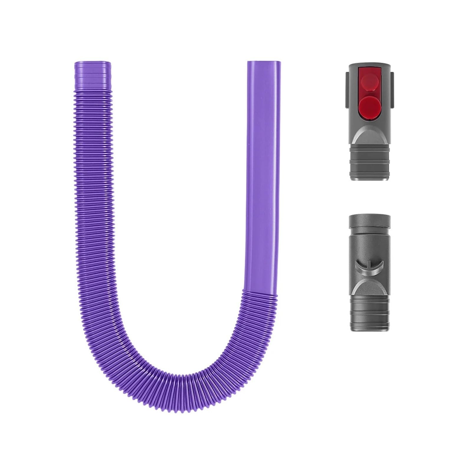 Cleaner Hose ，Compatible for Dyson， V7 V8 V10 V11 V12 V15 Vacuum(Purple Hose Set A)