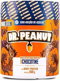 DR. Peanut Pasta de Amendoim Sabor Chocotine, Pote 600g
