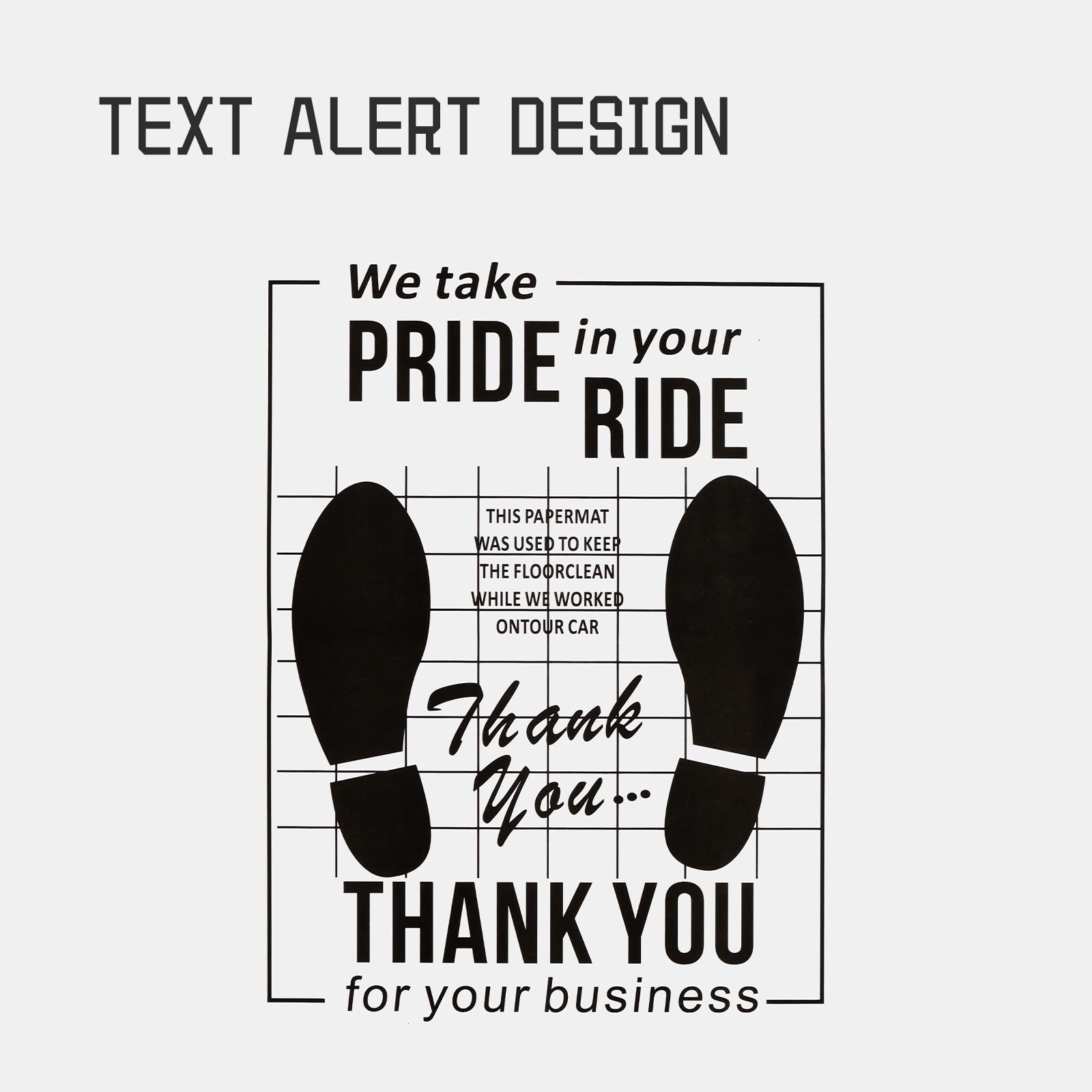 50PCS Paper Floor Mats for Cars Thickened 19 29x15 35 Disposable Floor Mats for Cars Avoid Soiled Mat — view 6