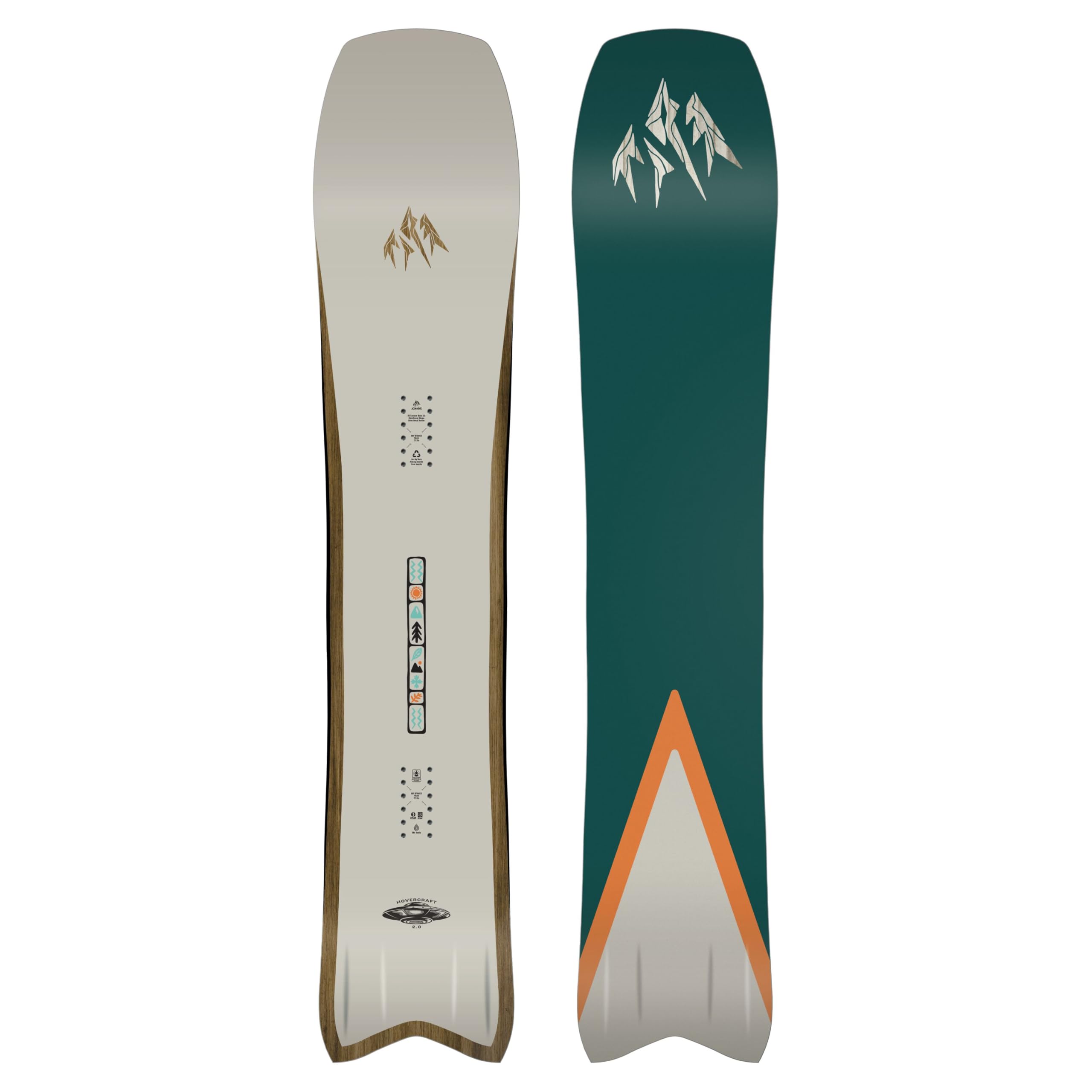 JONES - Snowboard Hovercraft 2.0, idéal pour le saut de pow, le busting brut et le slaloming des arbres