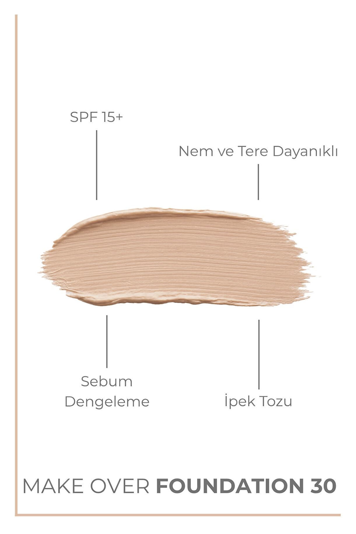 Sheida Sıvı Fondöten 40 ml No:30