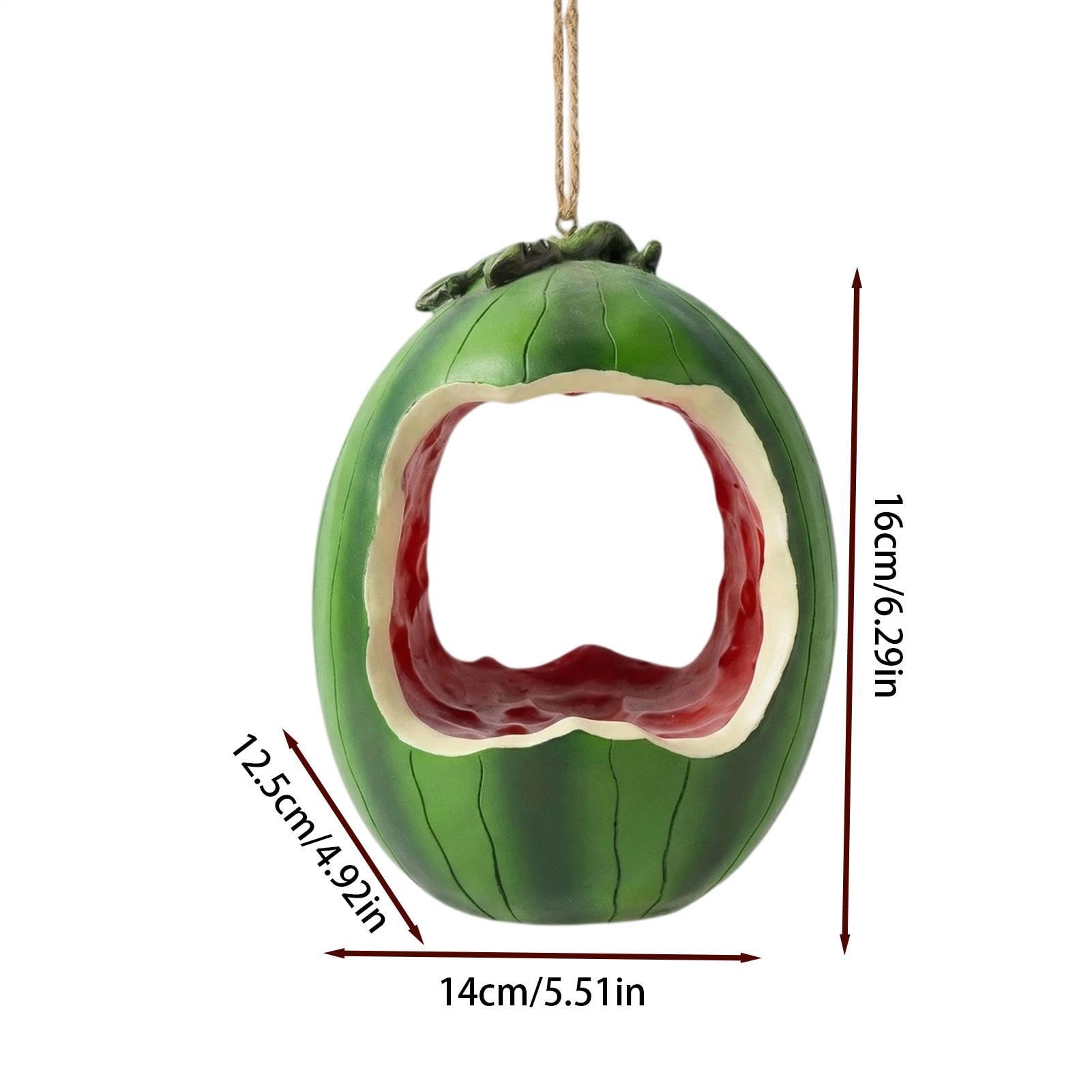 Mangiatoia per uccelli selvatici da appendere a forma di frutta grande decorazione per finestre tazze | Mangiatoie per uccelli all'aperto per giardino Finestra Casa Deck Yard Backyard Terra