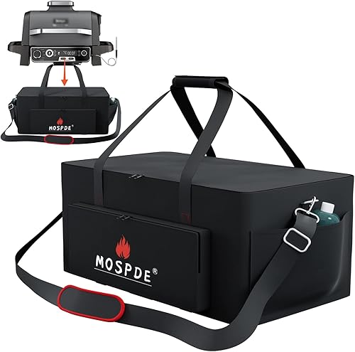 Bolsa de transporte para parrilla Ninja OG701 Woodfire al aire libre, se adapta a la parrilla eléctrica Ninja Woodfire Smoker Portable BBQ Grill
