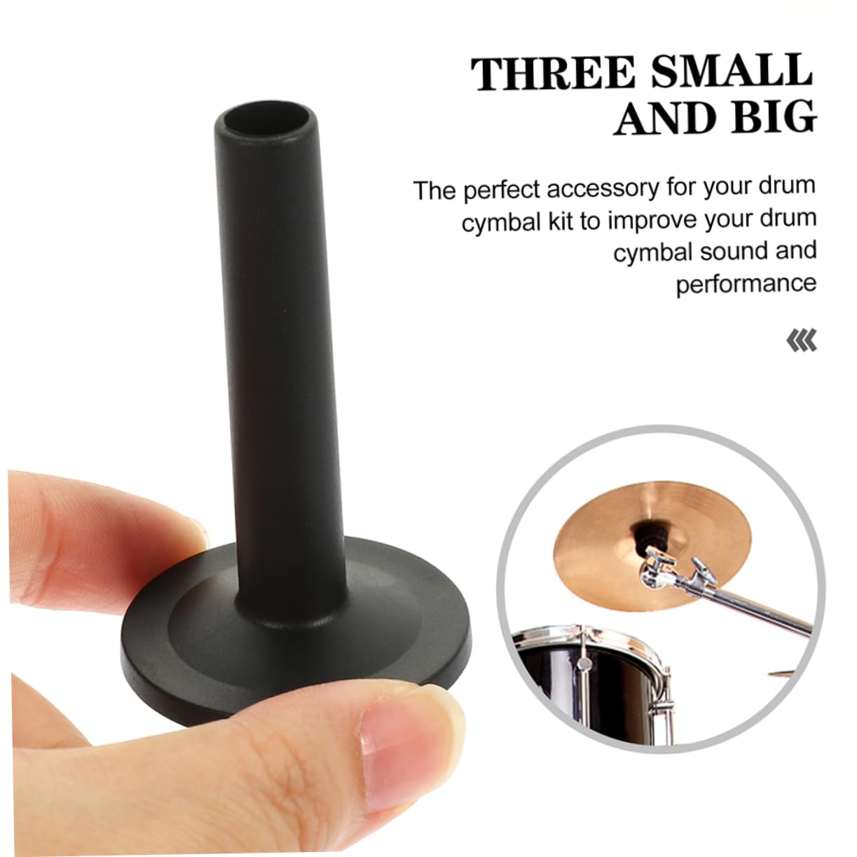 CIMAXIC Cymbal Sleeves Drum Sleeves Set 9pcs Plastic Cymbals Drum Hardware Pack