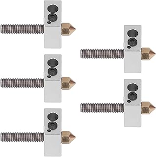 3D?Printer?Hotend?Parts, Professional 3D?Printer?Hotend Kit Nozzle?Throat Heater?Block for 1.75mm?PLA?ABS for Extruder