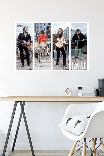 Miniatura 5 de Trends International The Beatles - Póster de pared Let It Be Bars, 22.37 x 34.00 pulgadas, paquete de póster y montaje
