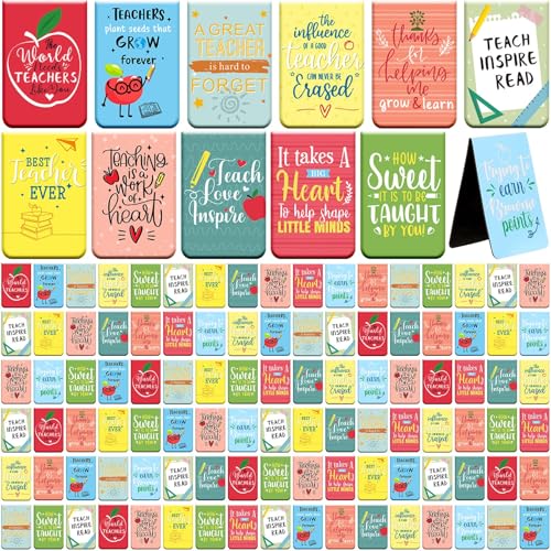 Marque-pages magnétiques lot de 120 cadeau enseignant et étudiant