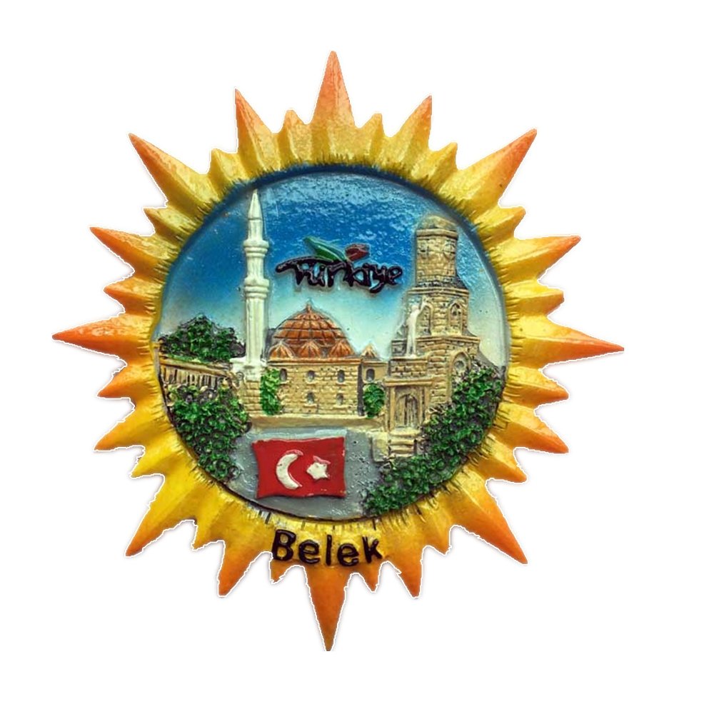 Weekino Belek Turkey Aegean Sea Fridge Magnet Resin 3D Souvenir Tourist Gift Chinese Refrigerator Magnet Hand Made Craft Creative Home And Kitchen Decoration Magnetic Sticker