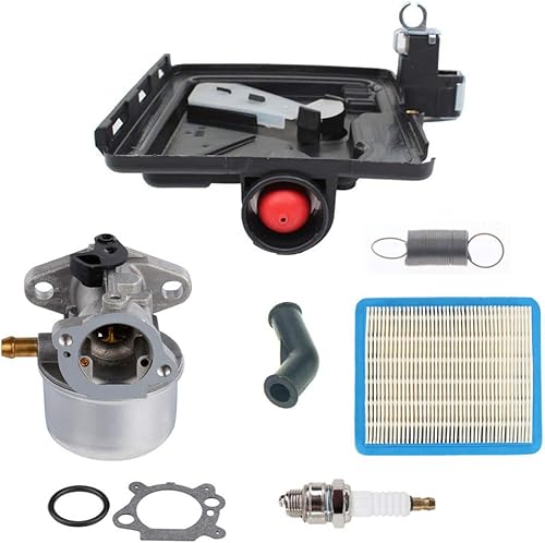 Cnfaner 799868 Carburador para motores de 4-7 hp sin estrangulador, 498170 799872 694202 497586 498254 790821 122000 124T02 124T05 Cortacésped