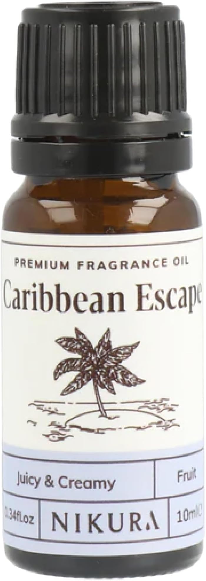 – Caribbean Escape Fragrance Oil - 10ml | Perfect for Soap Making, Candle Making, Wax Melts, Diffuser | Great for use in Bath Bombs, Perfume Oil, Perfume Scents | Vegan & UK Made