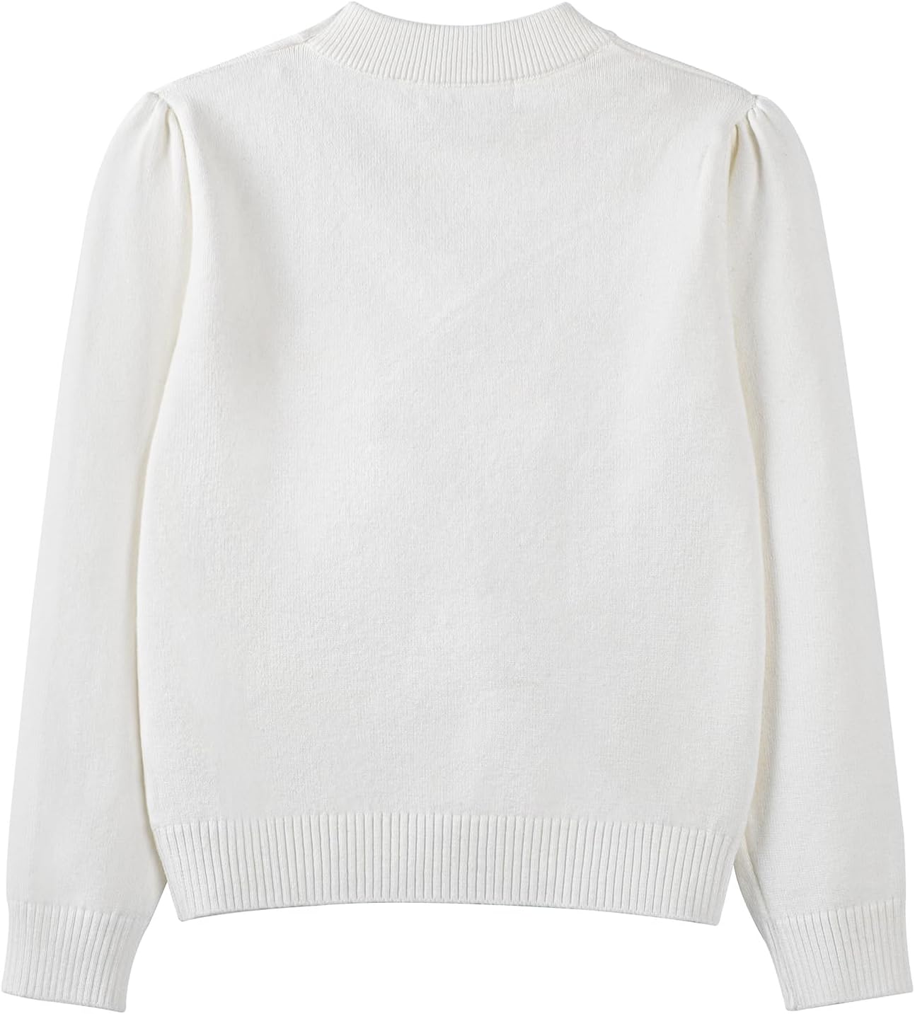 Danny D Young Girl′s Bowknot Sequin Knitted Sweater Crew Neck Long Sleeved Tops for Autumn and Winter - Image 2