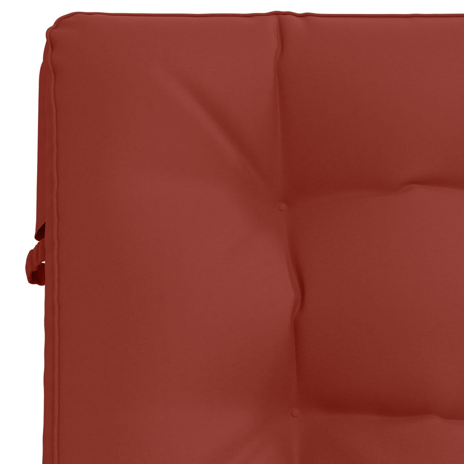Hothingwell Poduszka na leżak 200 x 80 x 8 cm czerwona 100% poliester