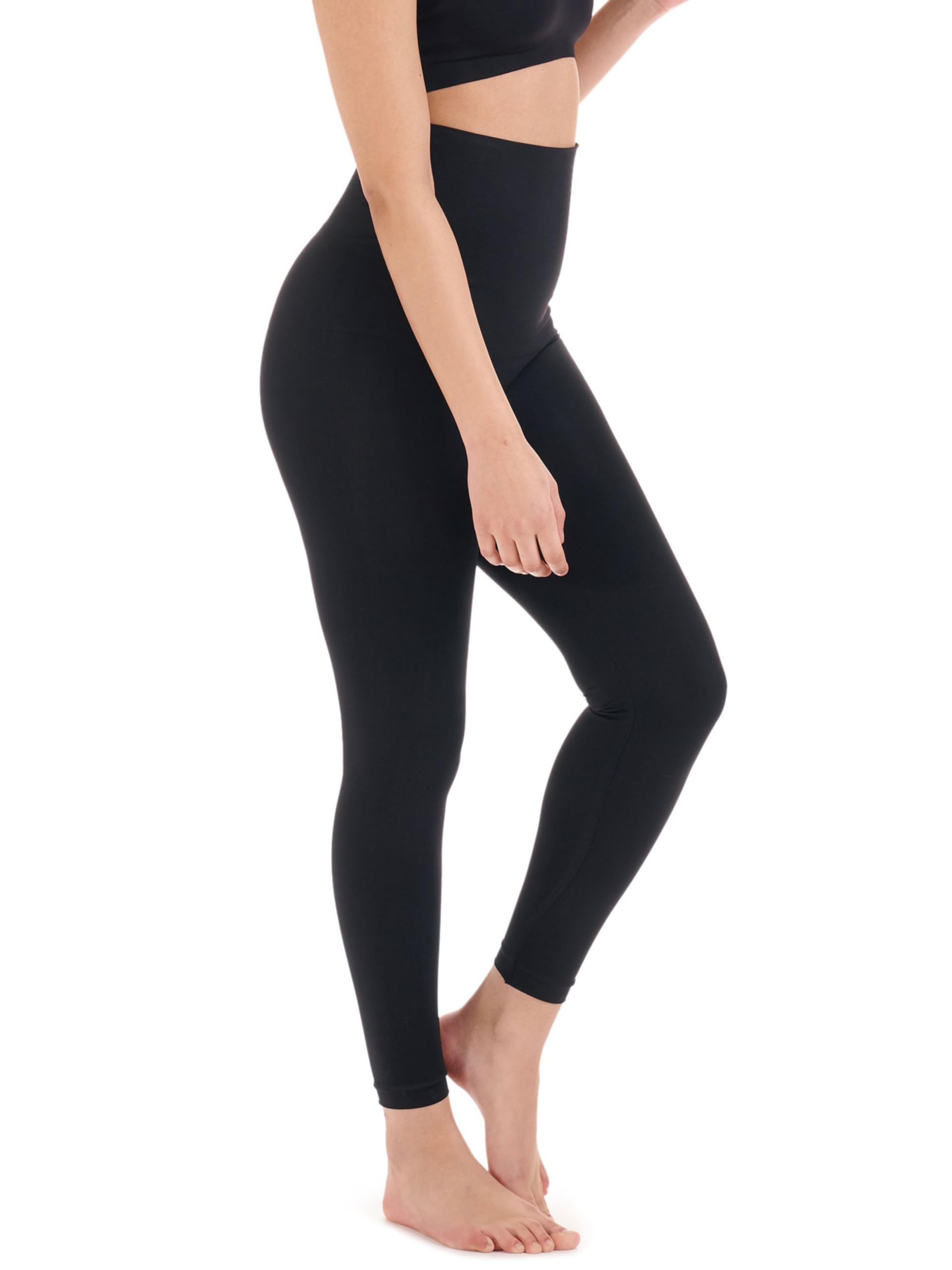 Herzmutter Leggings Sculptant - Taille Haute - Legging à Compression - Gainant - Postpartum - Pantalon Amincissant - Soutien la Rééducation après la Grossesse - Push-Up - Oeko-Tex 100-1600