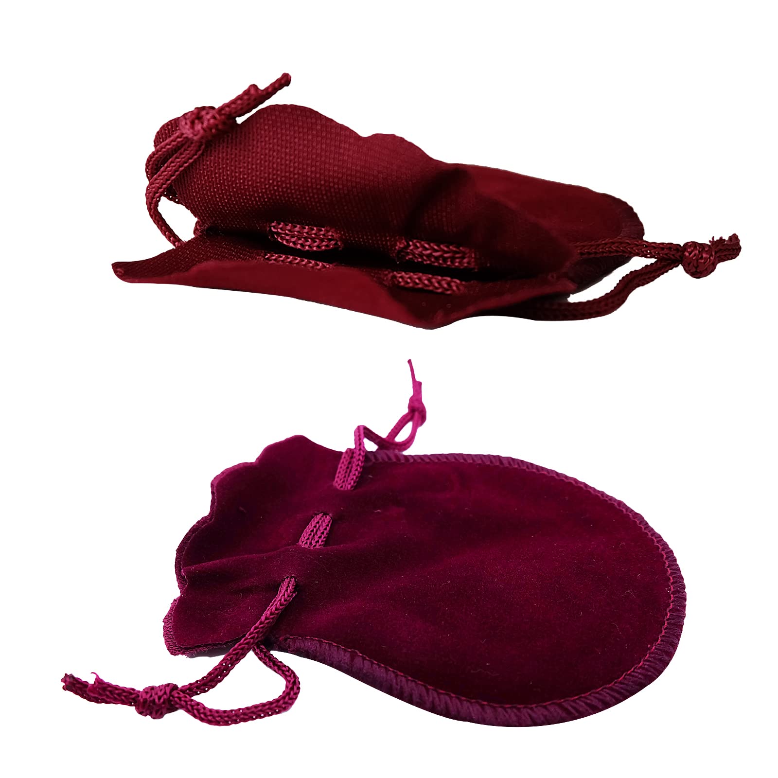 Spldsun 50 Pieces Velvet Jewellery Bags, Gift Bags with Drawstring, for Storing Jewelry Jewellery, Candy - Image 2