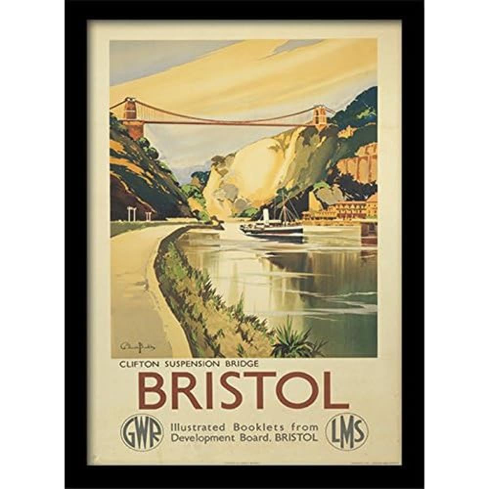 Pyramid International Bristol (4) Memorabilia, Multi-Colour, 30 x 40 cm