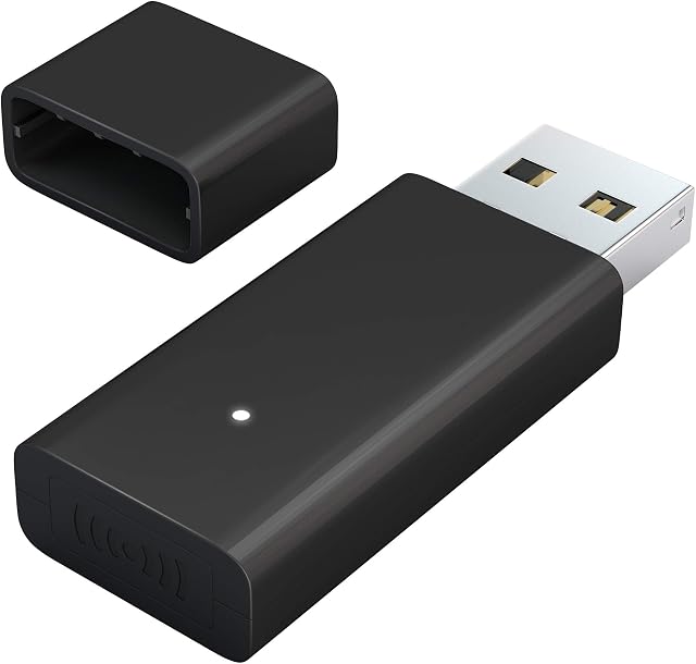 sevkumz Wireless Adapter for Xbox Controller to PC Windows 10/11/ 8/8.1/7 USB Wireless Gaming Receiver Adapter Compatible with Xbox One Controller, Xbox One X, Xbox One S and Elite Series Controller