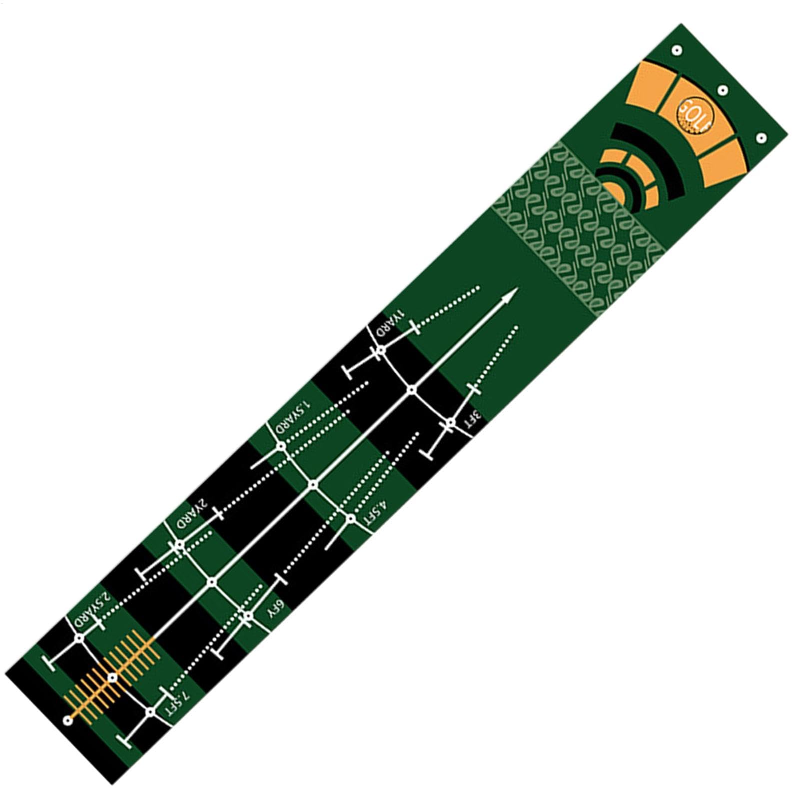 Tapis d'entraînement au Putting, Putting Green en intérieur | Tapis d'entraînement de Golf Portable | Green de Golf d'intérieur, équipement d'entraînement de Golf réutilisable pour viser,